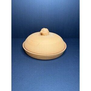 Vintage‎ Terra Cotta Garlic Baker Dish and Cover Made in Italy Boston Warehouse3